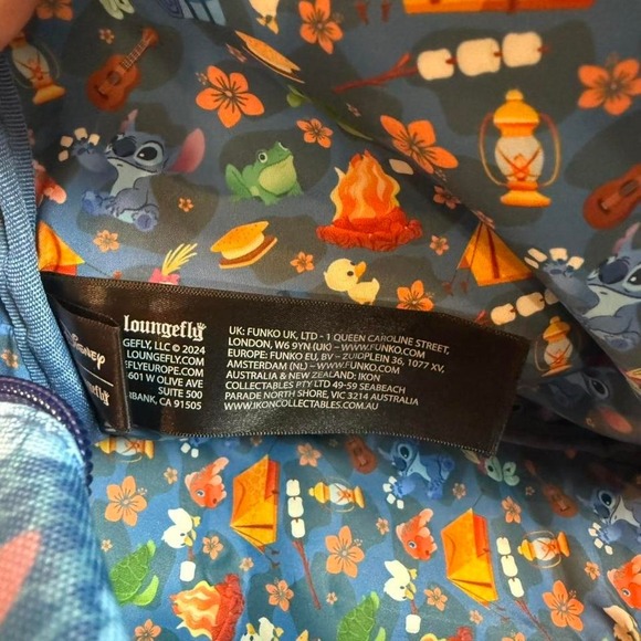 Disney Loungefly Stitch Camping Cuties Mini Backpack - Picture 6 of 8